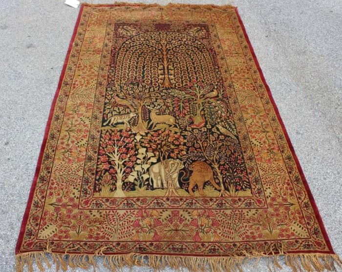 Antique and Finely Hand Woven Tree Of Life