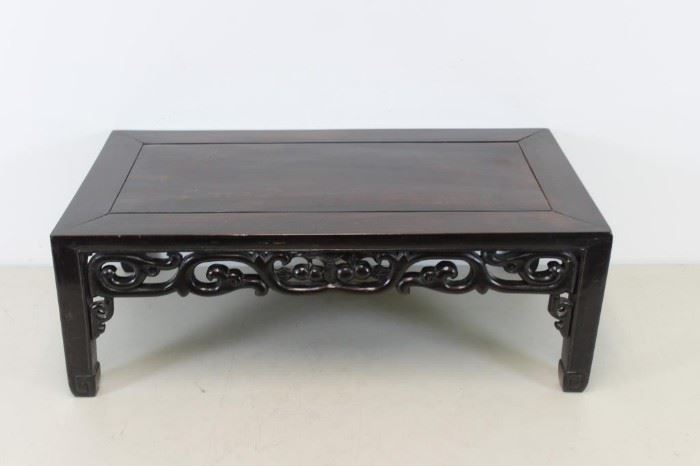 Antique Chinese Hardwood Low Table