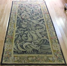 Antique Large Leaf Tapestry