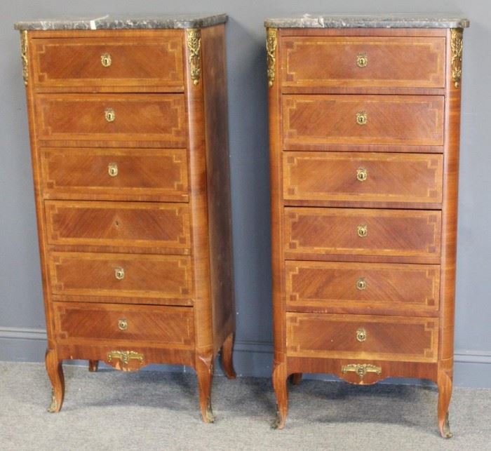 Antique Pair of Louis XV Style Satinwood