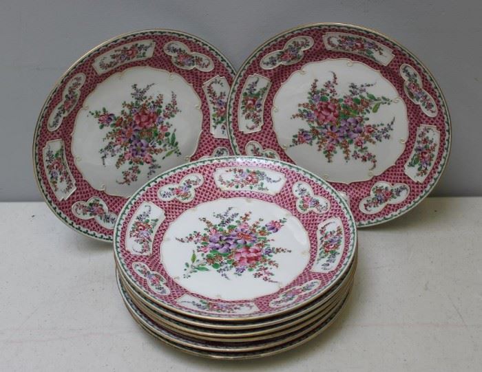 French Export Porcelain Plates
