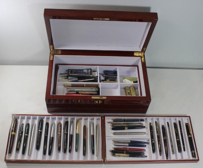 Group of Vintage Fountain and Ballpoint Pens
