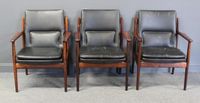 MIDCENTURY Arne Vodder Rosewood Arm Chairs