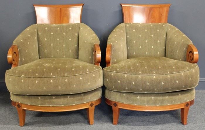 Pair of Custom Quality Upholstered