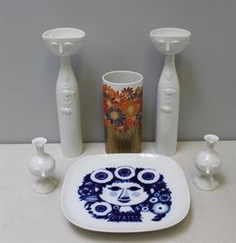 Pieces of Bjorn Winbladt Rosenthal Porcelain