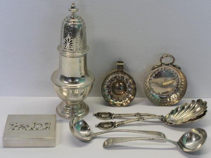 SILVER Assorted Grouping of Decorative Silver