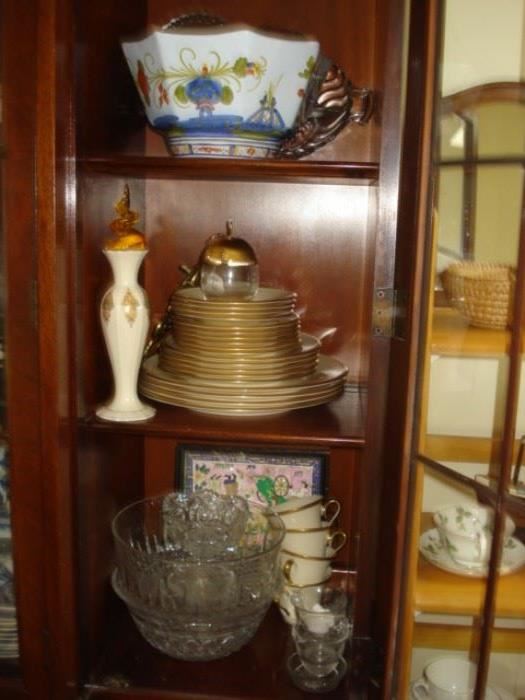 Lenox  china, glass ware
