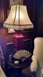 Vintage Asian lamp.
