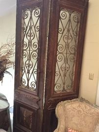 Antique French Doors approx 10 ft in height