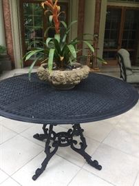 Iron Patio Table 