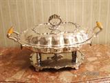 Silverplate chafing dish