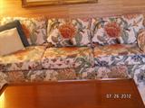Den sofa and coffee table.  Excellent condition.