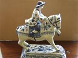 Delft horse and rider.