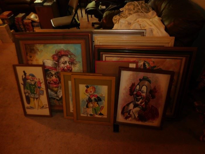clown signed pictures