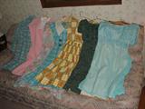 Just a small sample of the lovely 1960s-1970s dresses, all in beautiful condition.