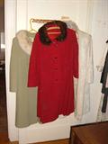 3 of the coats available, 2 with fur collars + white faux fur.