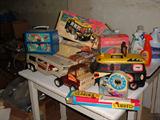 Just a sampling of the late 60s-early 70s toys and lunch boxes.