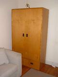 Solid birch wardrobe. See matching desk in next photo.