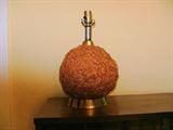 Funky lamp with a bulb inside the squiggly ball as well!
