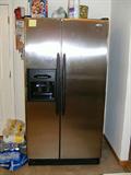 Maytag refrigerator model MSD2542VE500 with 15 cf fridge and 10 cf freezer.