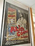 Signed 2007 Alice Cooper concert poster.
