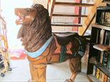 Carousel lion made in Thailand.