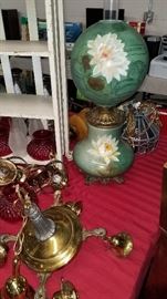 Large selection of vintage lighting, lamps and fixtures