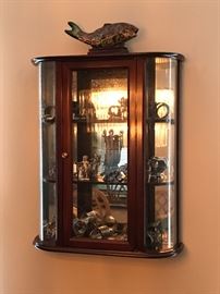 Nice wall curio cabinet