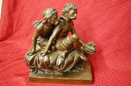 Unusual early bronze statue