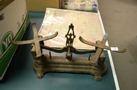 Antique Cast Iron Scale
