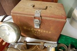Vintage Unusual Budweiser beer Cooler, Metal