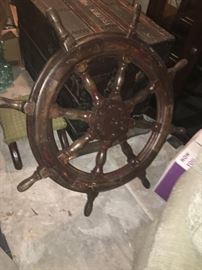Antique Ship's Wheel