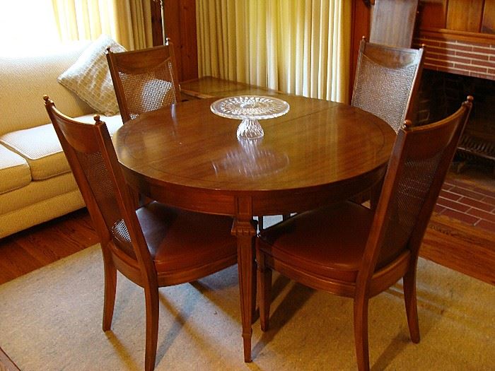 Mid century dining table and chairs