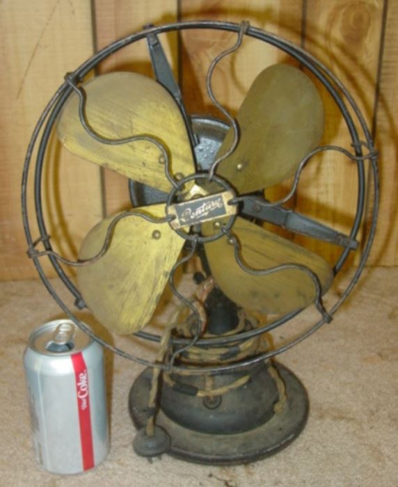 Century Brass Blade Electric Fan