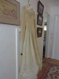 Antique wedding dress