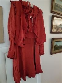 Another antique silk dress, look at the detail!