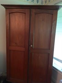 Vintage teak armoire/storage cabinet