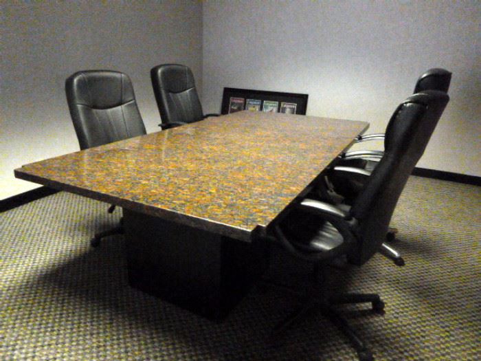 Conference Room - 8' x 4' Granite Table 