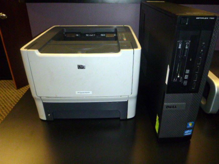 Area 1 - HP Laser Jet Printer; Dell Optiplex Hard Drive 