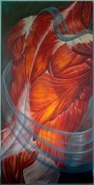 3' x 6' oil painting