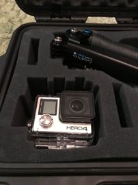 A Hero 4 Black GoPro Camera Kit with Custom Pelican Case.
