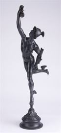 Large Bronze Sculpture of the Flying Mercury by Giovanni Bologne