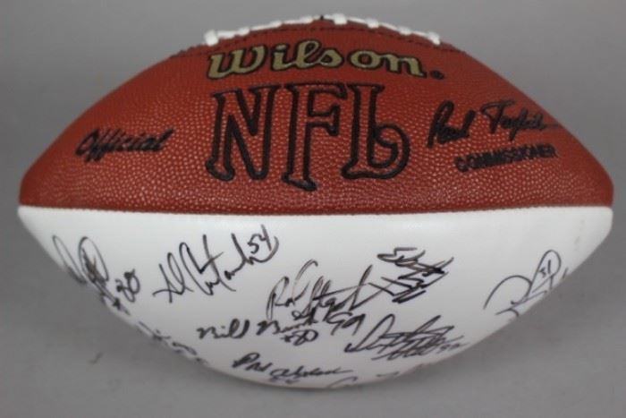 Team Autographed 1996-97 Washington Redskins Football