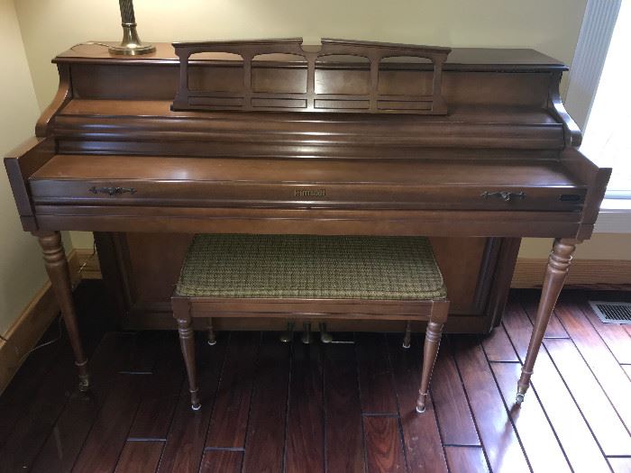 Kimball Consolette piano with bench