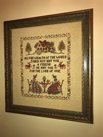 Vintage stitchery