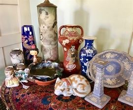 Japanese Ceramics spaning many periods and styles