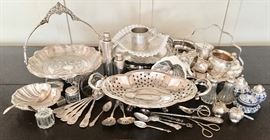 Sterling & Silver Plate for Elegant Entertaining 