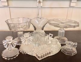 Deco Style Pattern Glass