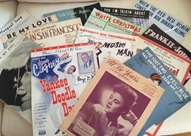 Sheet Music from the cabinet
