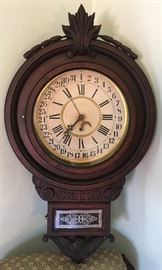 Antique 31-day Pendulum "School" Wall Clock